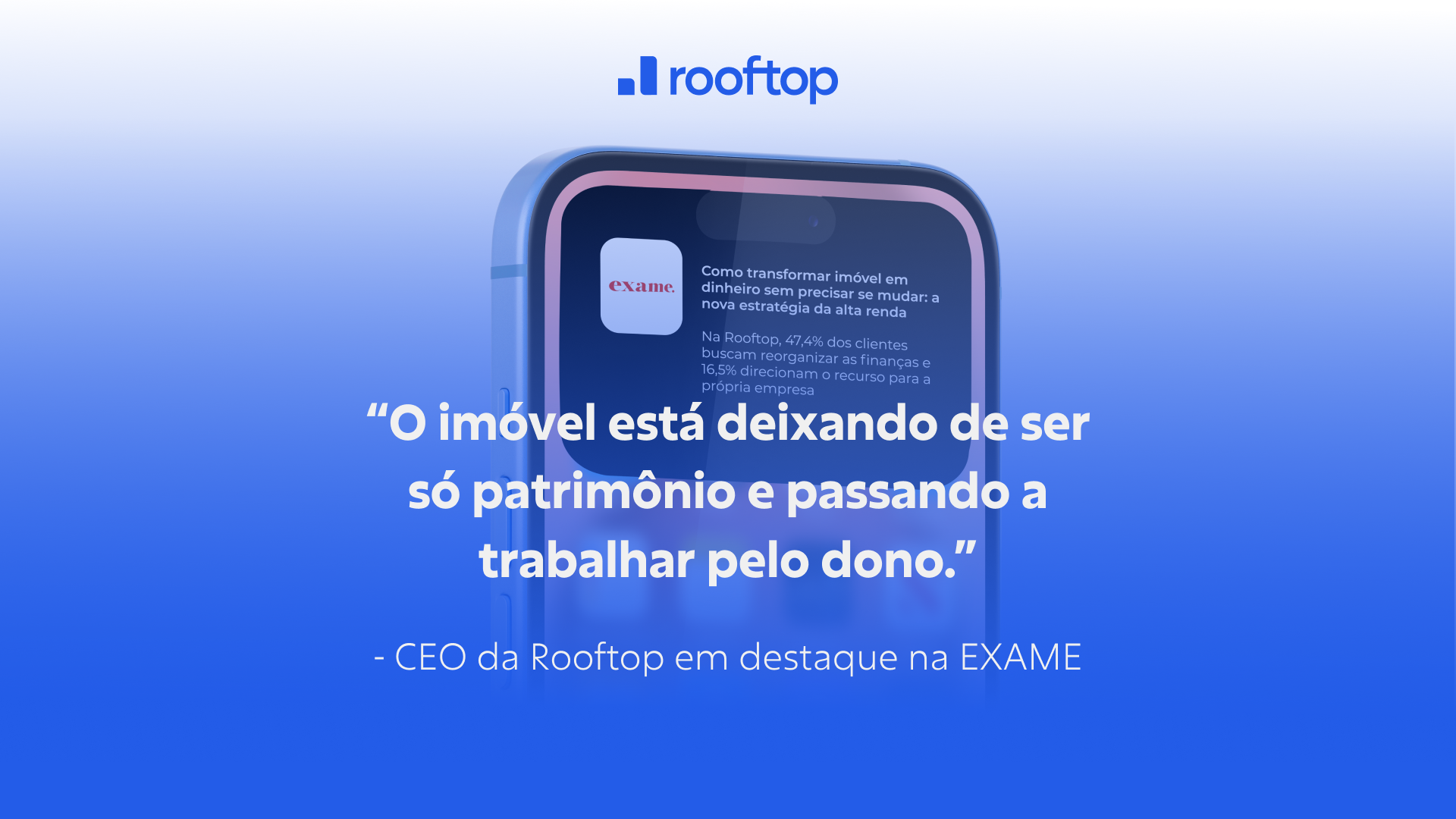 Rooftop em destaque na Exame